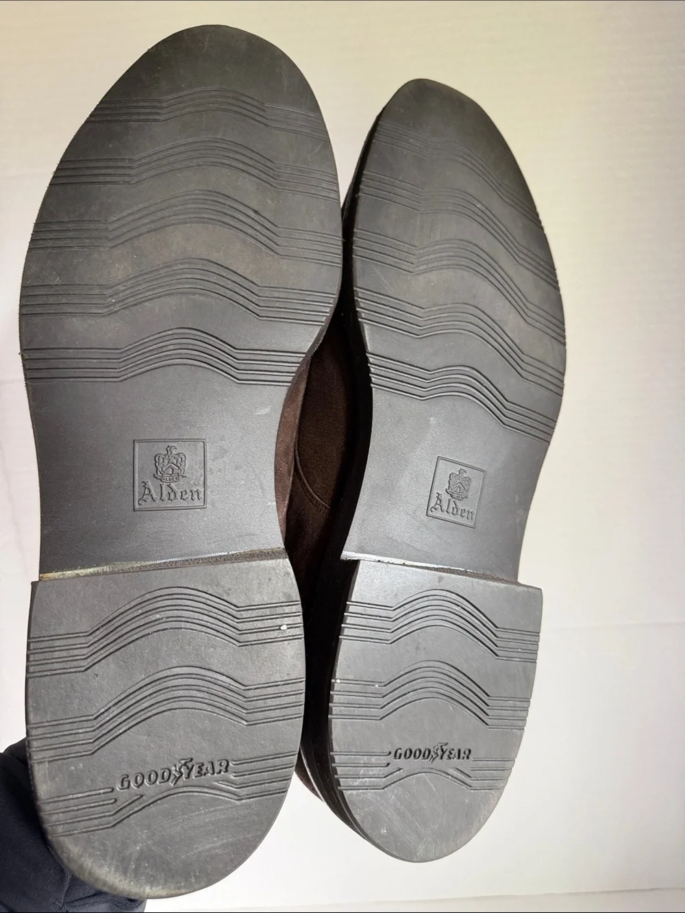 Alden Brown Suede Cap Toe Blucher Dress Shoes USA Men’s 10 A/C Excellent